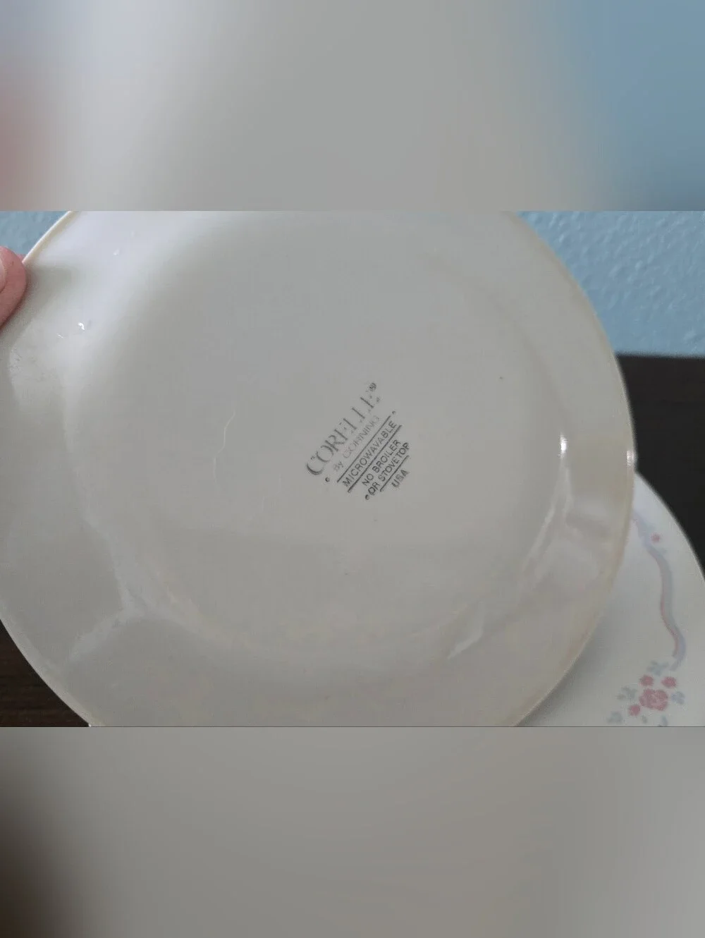 Vintage Corelle Salad Plates English Breakfast Set Of 6